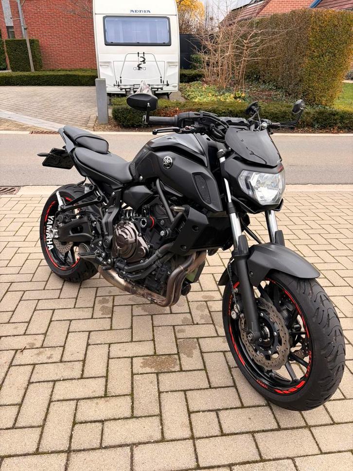 Yamaha MT07 A2 (Full Power), Motoren, Motoren | Yamaha, Particulier, Naked bike, 12 t/m 35 kW, 2 cilinders, Minimaal motorrijbewijs A2