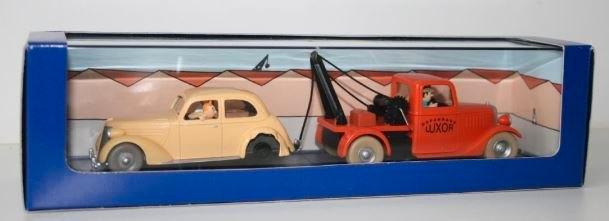 Kuifje auto_23 + 24 takelwagen + verongelukte auto, Livres, BD, Comme neuf, Série complète ou Série, Enlèvement ou Envoi