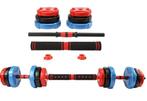 Dumbbell en Halterset 20 OF 40KG - Verstelbare Gewichten