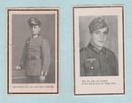 WW2 / 2 souvenirs mortuaires , soldats allemands, Enlèvement ou Envoi