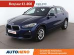 BMW X2 sDrive 18i Advantage (bj 2018, automaat), Auto's, BMW, Gebruikt, Blauw, Leder, Bruin