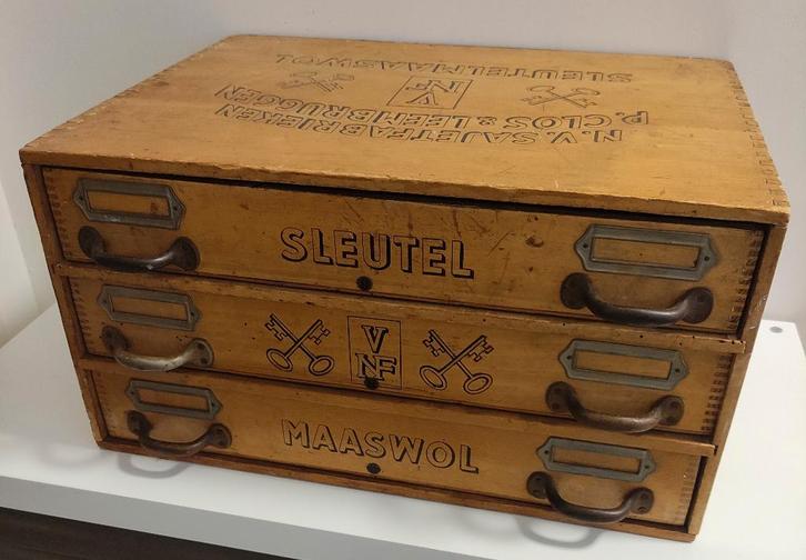 Fournituren kastje, Antiquités & Art, Curiosités & Brocante, Enlèvement ou Envoi