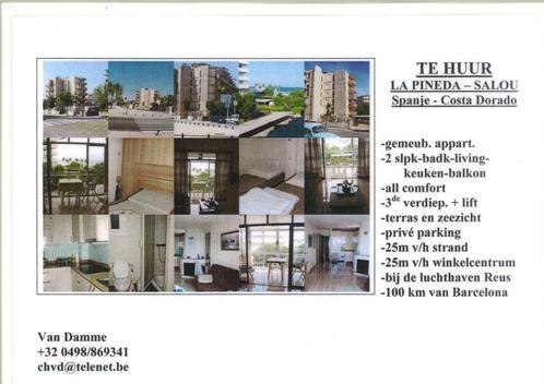 SPANJE TE HUUR/TE KOOP, Vakantie, Vakantiehuizen | Spanje, Costa Dorada, Appartement, Aan zee, 2 slaapkamers, Eigenaar, Huisdier toegestaan