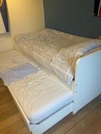 Bed met onderbed 90 op 200, Kinderen en Baby's, Kinderkamer | Bedden, Ophalen, Gebruikt, 180 cm of meer, 85 tot 100 cm