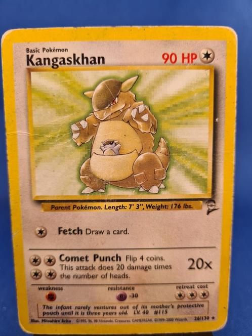 Kangaskhan 26/130 - Base Set 2, Hobby en Vrije tijd, Verzamelkaartspellen | Pokémon, Gebruikt, Verzenden
