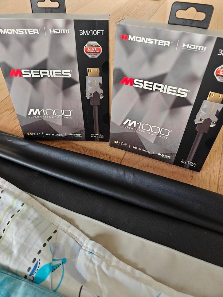 Monster M1000 HDMI, TV, Hi-fi & Vidéo, Accessoires de télévision, Neuf, Enlèvement