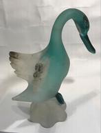Murano scavo cenedese zwaan met groene tinten, Enlèvement ou Envoi