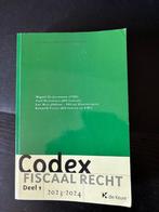 Codex Fiscaal Recht 2023-2024, Livres, Livres d'étude & Cours, Comme neuf, Enlèvement ou Envoi, Die Keure, Enseignement supérieur