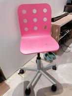 Ikea kinder bureaustoel, Chaise de bureau, Rose, Enlèvement, Utilisé