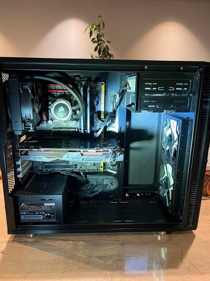 Game pc i7 6700k 16gb ram asus 1070 8gb 512m2 ssd, Computers en Software, Desktop Pc's, 4 Ghz of meer, SSD, 16 GB, Met videokaart