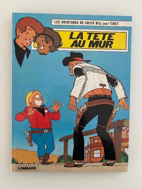 Tibet Chick Bill La tête au mur 1981 Premiere édit couleur, Boeken, Stripverhalen, Gelezen, Eén stripboek, Ophalen of Verzenden