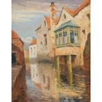 Kanaalgezicht in de binnenstad (Willem Delsaux 1862-1945), Ophalen