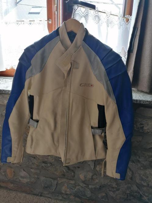Veste moto dame en cuir, Motoren, Kleding | Motorkleding, Jas | leer, Dames, Tweedehands, Ophalen