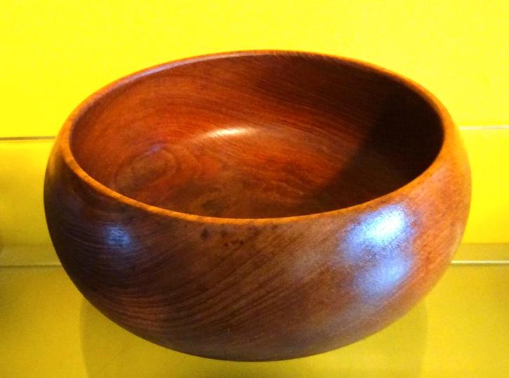 VINTAGE TEAKHOUTEN SCHAAL JENS HARALD QUISGAARD DENEMARKEN, Antiek en Kunst, Curiosa en Brocante, Ophalen of Verzenden