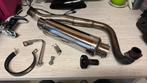 Kepspeed GP3 Chrome RVS exhaust, Fietsen en Brommers, Ophalen of Verzenden