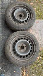 2 jantes en tole avec pneus hiver Audi A4, Autos : Pièces & Accessoires, Enlèvement, Pneus hiver, Pneu(s)