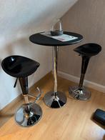 Bartafel + 2 stoelen, Huis en Inrichting, Ophalen, Zo goed als nieuw