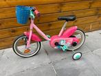 Meisjesfiets met wieltjes, Fietsen en Brommers, Fietsen | Kinderfietsjes, Ophalen, Zijwieltjes, Gebruikt, Decatlon