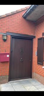 Voordeur hout, Doe-het-zelf en Bouw, Deuren en Vliegenramen, Ophalen, Gebruikt, Buitendeur, Vouwdeur