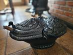 Antieke gietijzeren kolenbak met schep, Antiek en Kunst, Ophalen