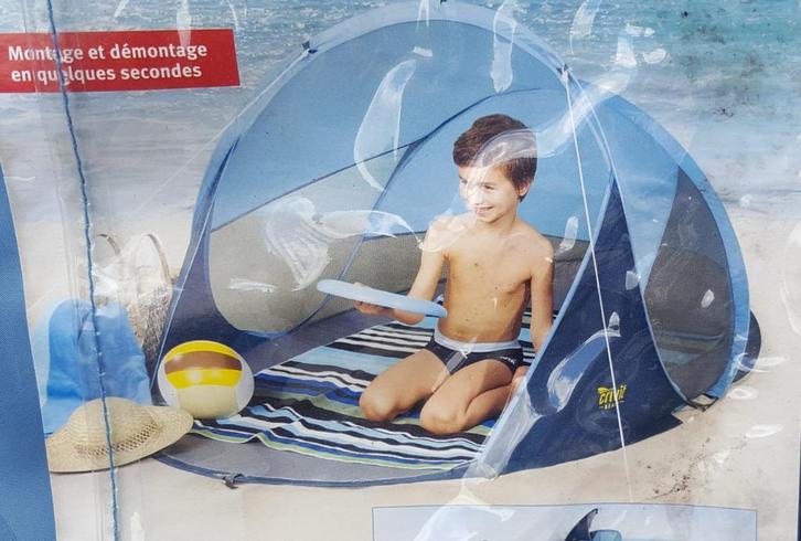 Tent👍🏻top voor op t'strand tegen wind en zon👍🏻, Caravans en Kamperen, Tenten, tot en met 3, Nieuw, Ophalen of Verzenden