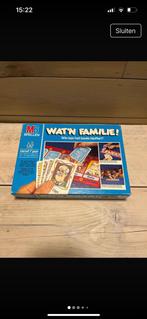 Wat een familie MB vintage spel, Hobby en Vrije tijd, Ophalen of Verzenden, Zo goed als nieuw