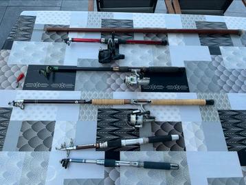 Canne à pêche et accessoires beschikbaar voor biedingen