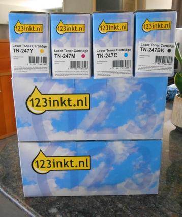 TN-247 tonerset (C/M/Y-BK) voor Brother (2x) beschikbaar voor biedingen