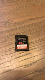 SanDisk Extreme Pro 128GB SDXC UHS-II, Audio, Tv en Foto, Foto | Geheugenkaarten, Ophalen, Zo goed als nieuw, SD