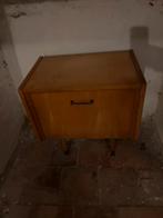 Mooi fifties nachtkastje, Huis en Inrichting, Ophalen, Gebruikt, Hout