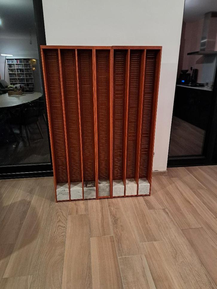 CD-rek uit 3 delen, Huis en Inrichting, Woonaccessoires | Cd- en Dvd-rekken, Gebruikt, Cd's, 150 discs of meer, Hout, Ophalen of Verzenden