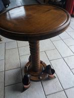 Table d'appoint en bois avec pied en sabot, Antiquités & Art, Enlèvement