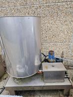 inox tank met pompje, Ophalen
