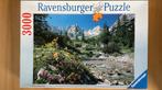 Puzzel Ravensburger berglandschap 3000 stukjes, Comme neuf, Puzzle, Enlèvement ou Envoi, Plus de 1 500 pièces