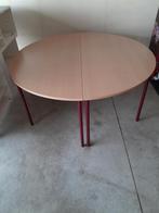 2 halfronde tafels van 1,60 m bij 80 cm voor 150€/beide, Huis en Inrichting, Ophalen, Gebruikt, Rond, Hout