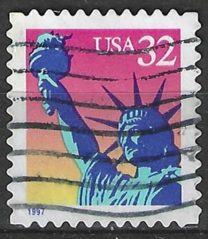 USA 1997 - Yvert 2581 - Vrijheidsbeeld (ST), Postzegels en Munten, Postzegels | Amerika, Gestempeld, Verzenden