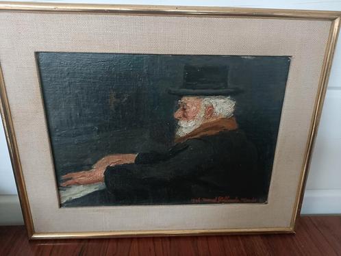 James Ensor au piano, Ostende 1946 Marcel Stobbaerts, Antiek en Kunst, Kunst | Schilderijen | Klassiek, Ophalen of Verzenden