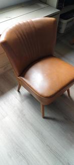Leren vintage zeteltje, Ophalen, Gebruikt, Eenpersoons, 75 tot 100 cm