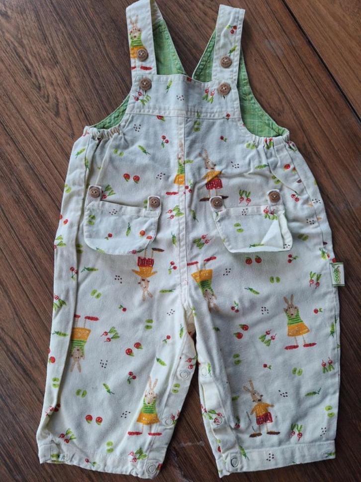 SERGENT MAJOR - Jolie salopette avec lapins, radis  T.6 mois, Kinderen en Baby's, Babykleding | Maat 68, Gebruikt, Jongetje of Meisje