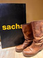 Lederen botjes-bruin- Sacha, Ophalen, Bruin, Lage of Enkellaarzen, Sacha