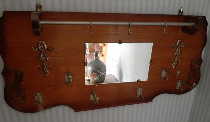 Vintage wandkapstok, Verzamelen, Retro, Huis en Inrichting, Ophalen