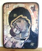 Moeder Gods van Vladimir. Super groot: 63 cm hoog, Antiek en Kunst, Antiek | Religieuze voorwerpen, Ophalen of Verzenden