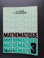 Math 3 - De Boeck, Livres, Enlèvement ou Envoi, Utilisé, Secondaire, De boeck