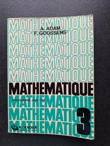 Math 3 - De Boeck beschikbaar voor biedingen