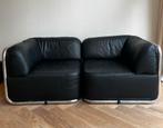 Duo fauteuil artifort model 615 geoffrey harcourt, Huis en Inrichting, Ophalen, Gebruikt, 125 tot 150 cm, Metaal