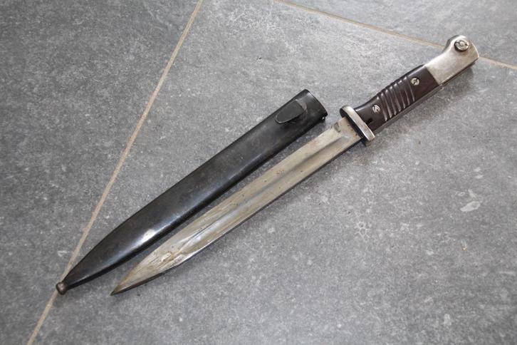 WW2 Duitse Bajonet 98K J.Sch 1939, Verzamelen, Militaria | Tweede Wereldoorlog, Landmacht, Kleding of Schoenen, Verzenden