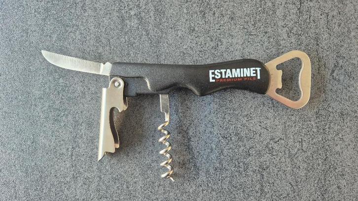 Art. 920 ESTAMINET - Kelnersmes, Verzamelen, Biermerken, Nieuw, Flesopener, Overige merken, Ophalen of Verzenden
