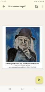 Zelfportret Dhr Jean Pierre van Rossem, Antiek en Kunst, Ophalen