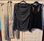 Set 3 pièces : gilet et 2 TS Sarah Pacini. Taille unique, Envoi, Porté, Taille 42/44 (L)