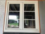 Raam PVC met dubbel glas en kip van Deceuninck, Doe-het-zelf en Bouw, Ophalen, Zo goed als nieuw